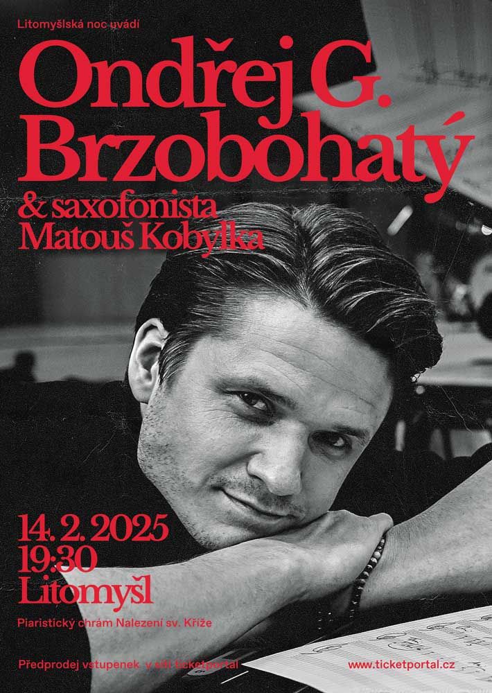 LITOMYŠLSKÁ NOC – ONDŘEJ G. BRZOBOHATÝ & SAXOFONISTA MATOUŠ KOBYLKA