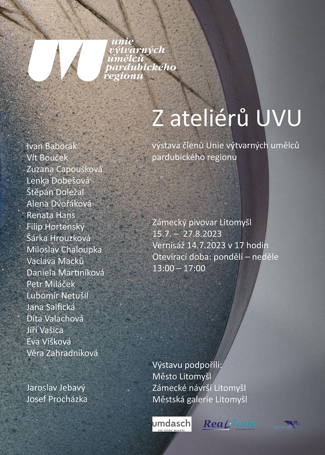Summer exhibition of the Union of Artists of the Pardubice Region at the Chateau Hill
